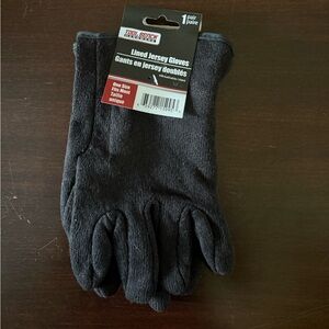 New With Tags, Tool Bench Hardware One Size Fits Most Lined Jersey Gloves
